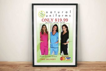 Natural Uniforms Postcard